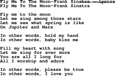 fly me to the moon song lyrics|Fly Me To The Moon (2008 Remastered) .